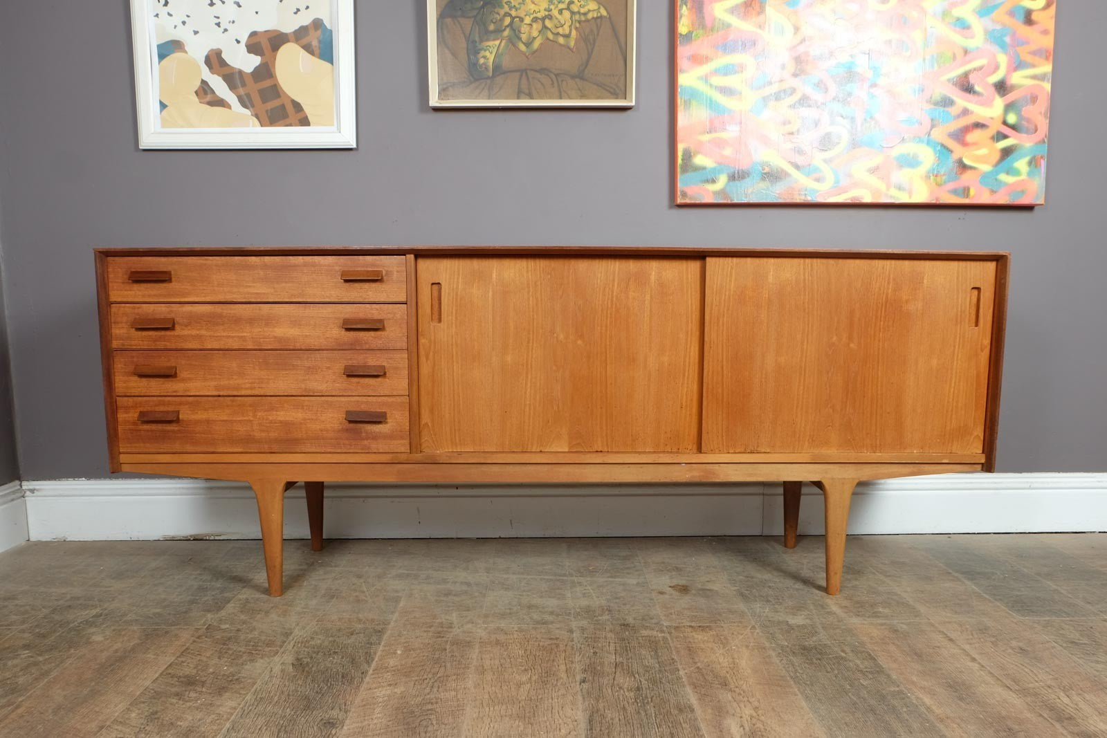 Rare Vintage G Plan Teak Mid Century Sideboard - by Richard Young