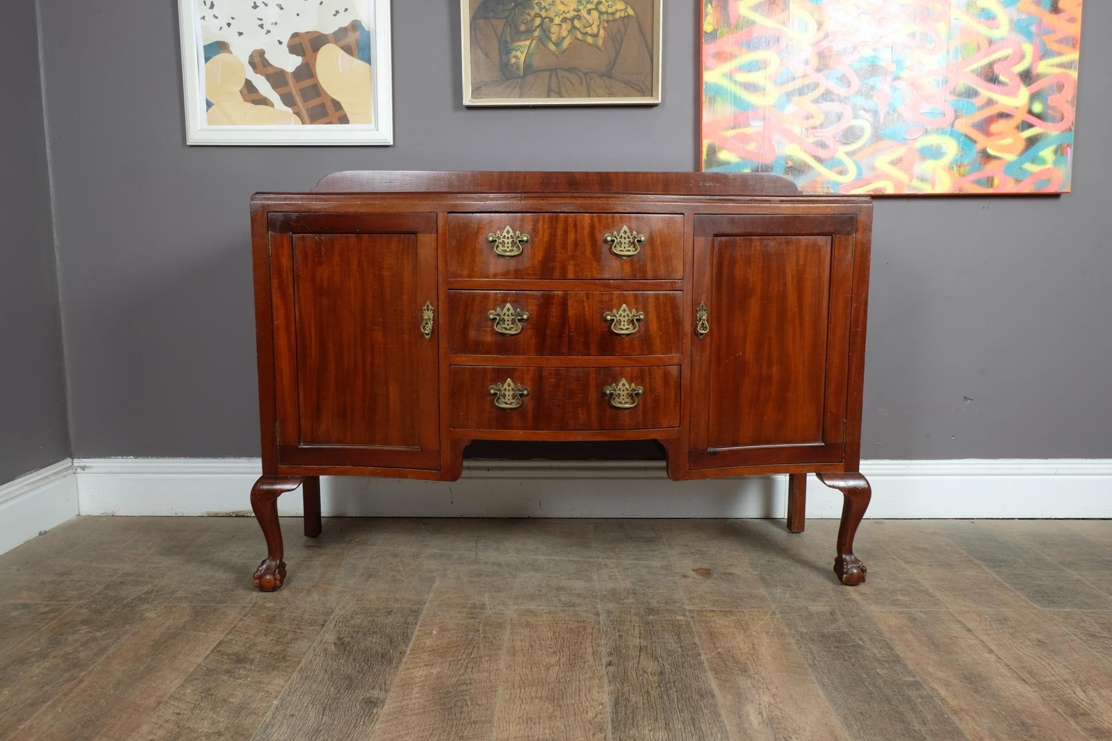 Vintage Georgian Style Mahogany Sideboard