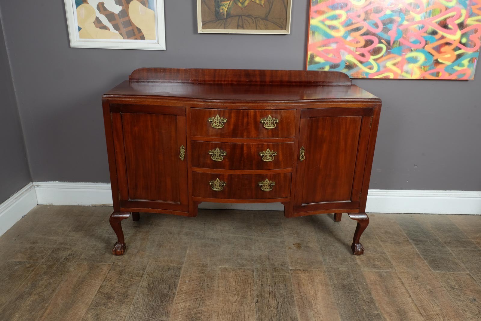 Vintage Georgian Style Mahogany Sideboard