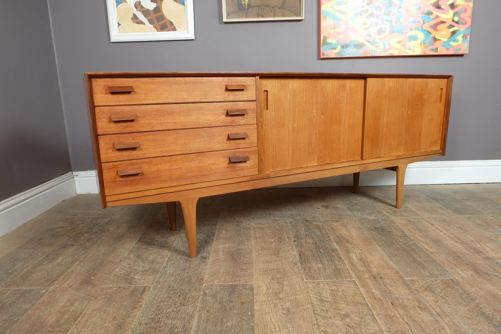 Rare Vintage G Plan Teak Mid Century Sideboard - by Richard Young