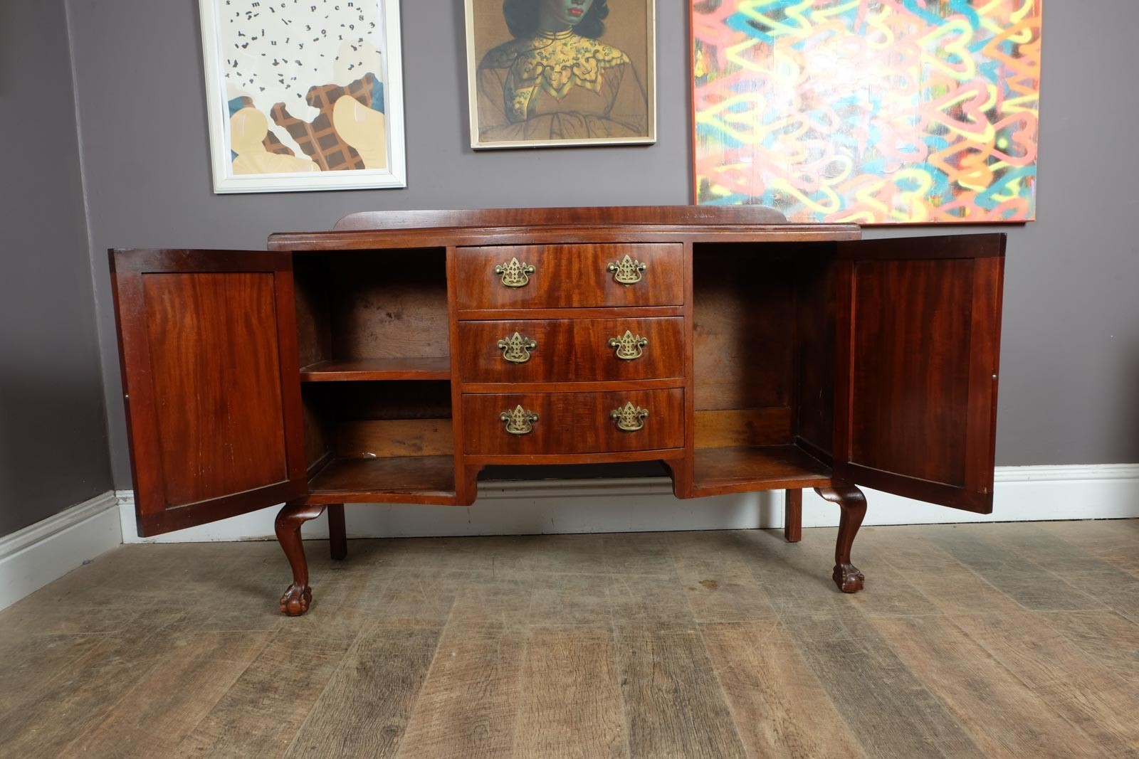 Vintage Georgian Style Mahogany Sideboard