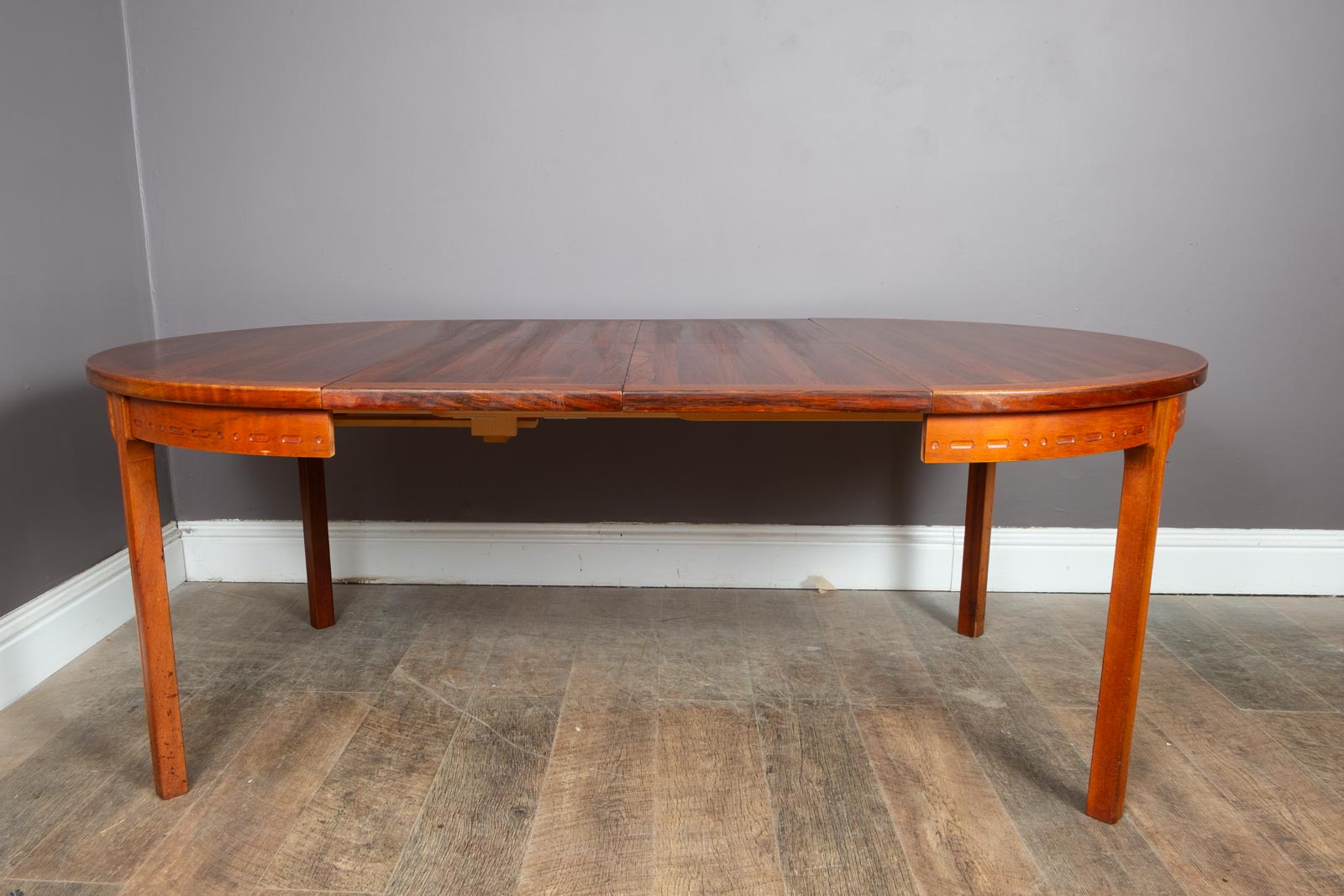 Vintage Retro Mid Century Rosewood Scandi Extending Dining Table by Troeds