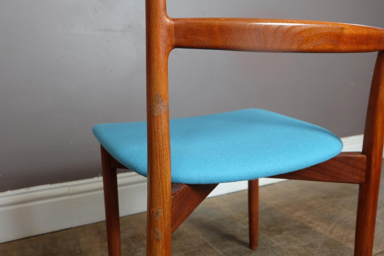 Vintage Set of 4 Teak Dining Chairs by Randers Model 61