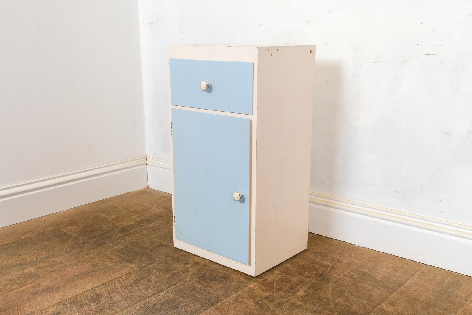 Vintage Retro 1950s Bedside Cabinets / Kitchen Units