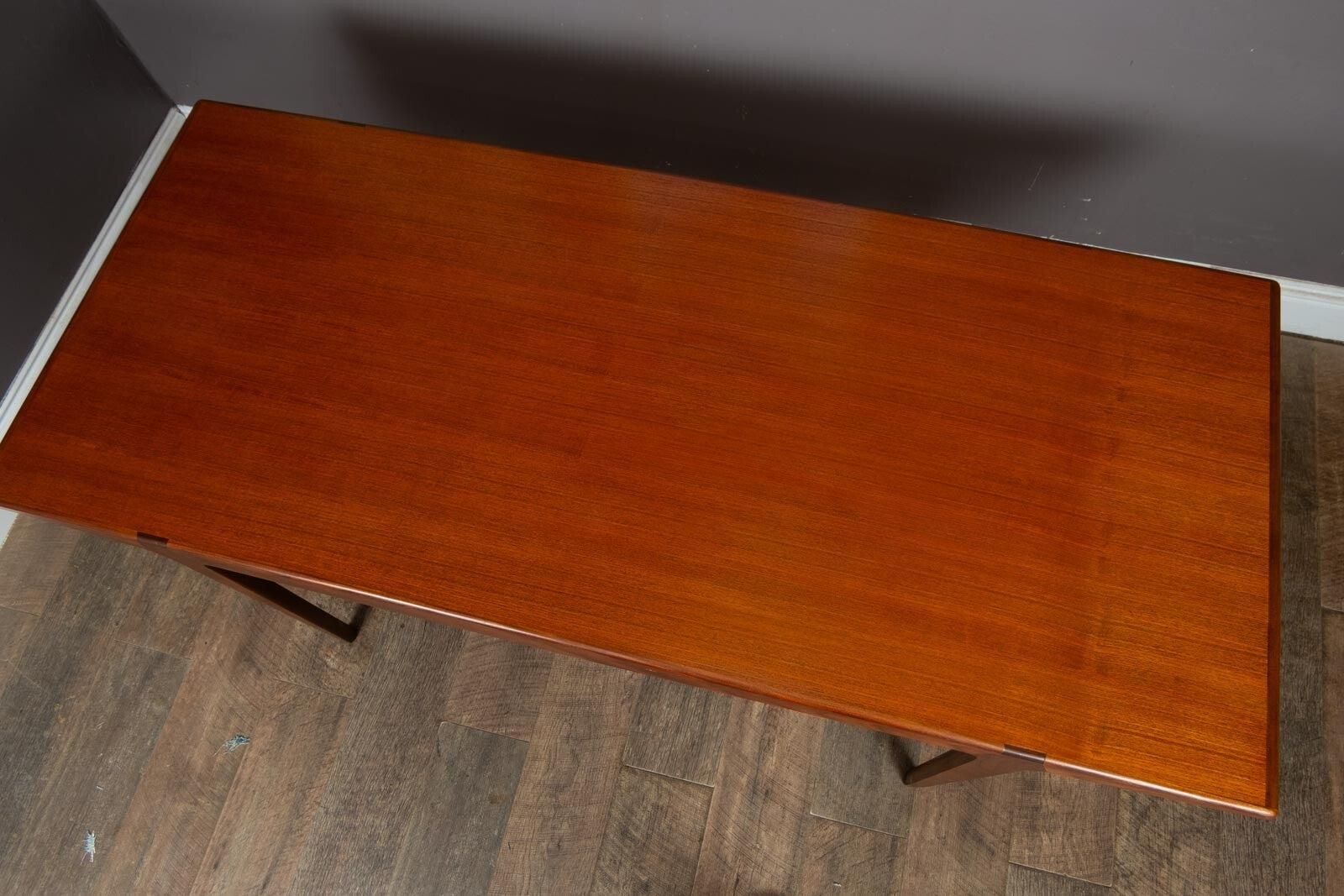 Vintage Large Teak Plank Dining Table by Younger