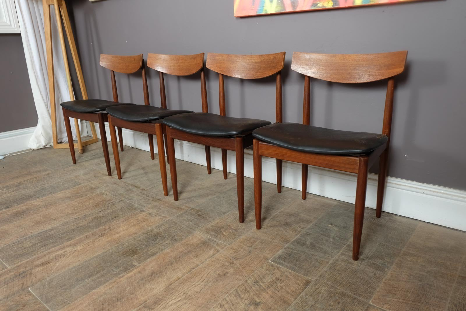 Vintage Retro G Plan Fresco Dining Tabe and 4 Kofod Larsen Chairs