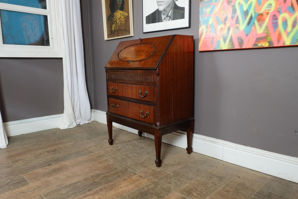 Vintage Retro Antique French Style Secretary Writing Desk Bureau