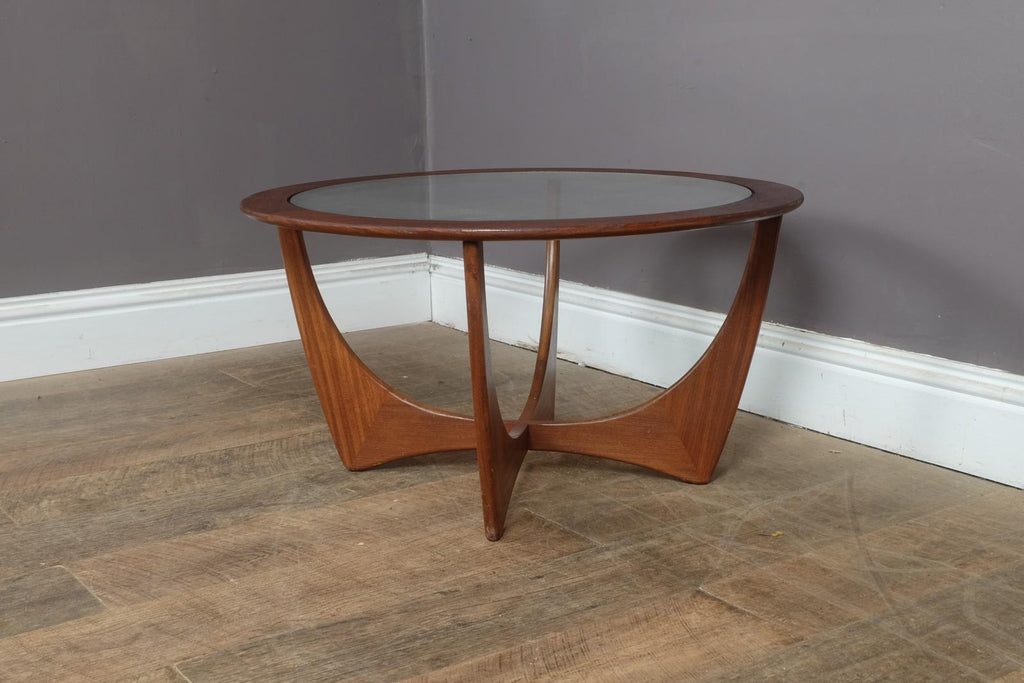 Vintage Retro G Plan Astro Teak and Glass Coffee Table