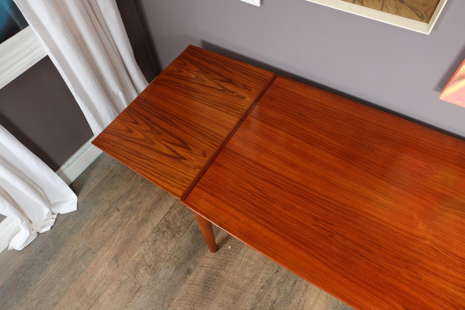 Vintage Danish Extending Teak Dining Table by Grete Jalk for Glostrup