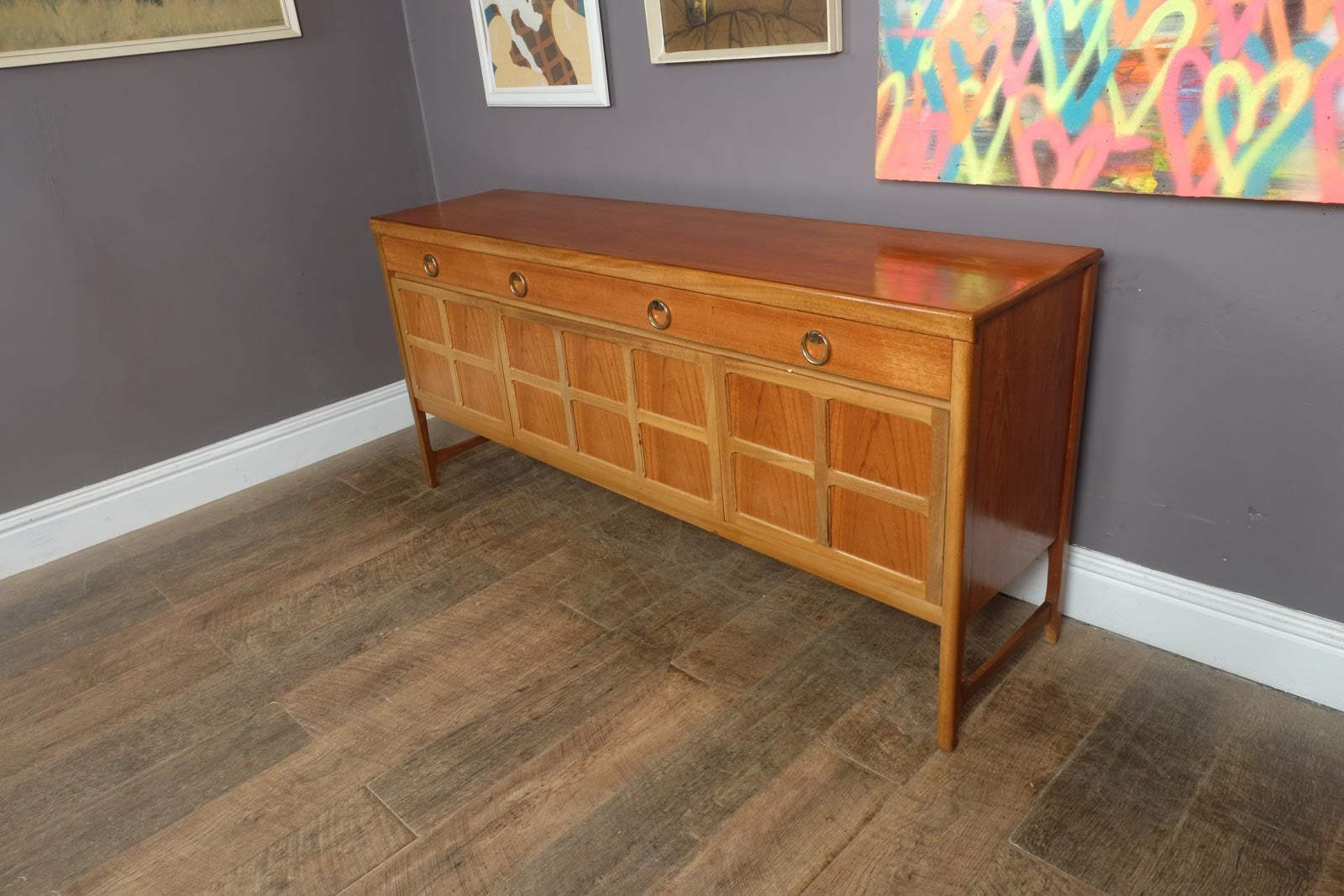 Vintage Retro Mid Century Teak sideboard by Nathan Furniture