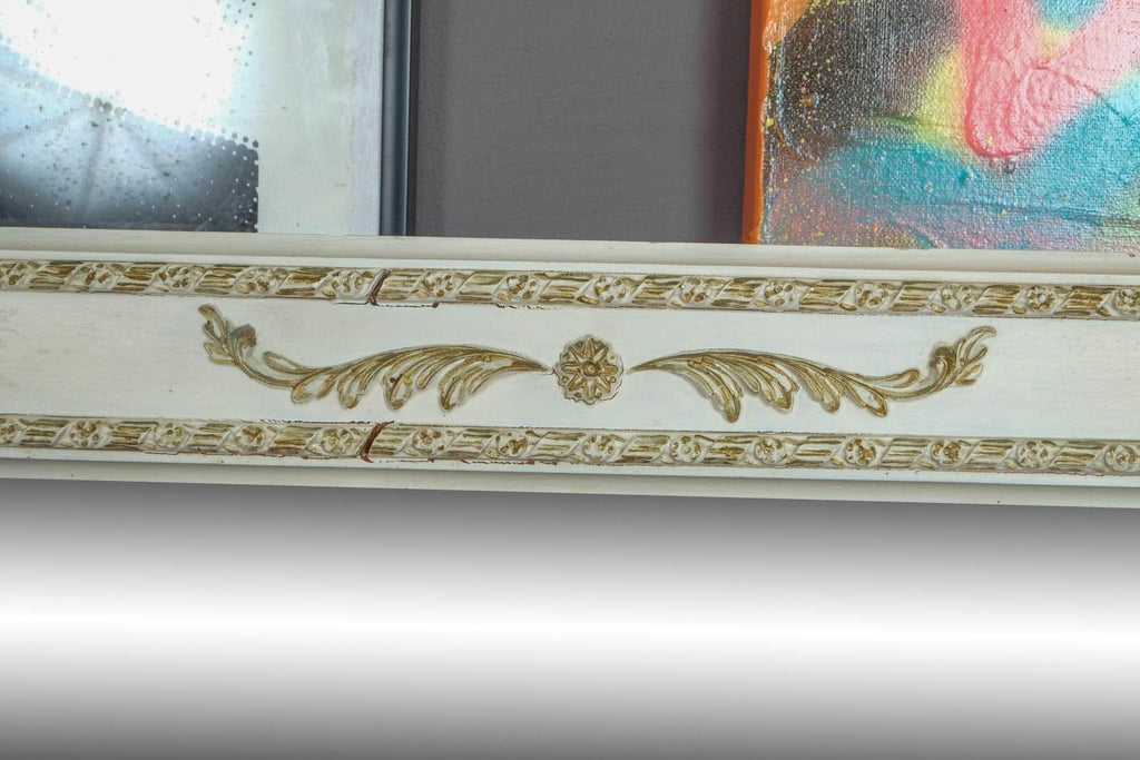 Vintage Retro Antique Overmantle Mirror