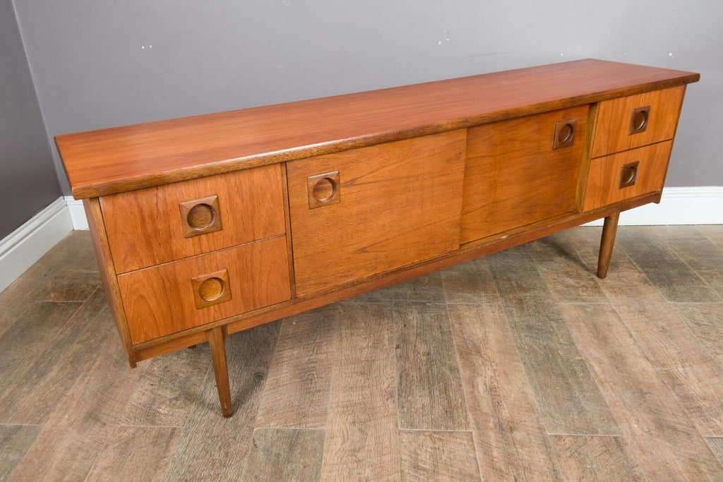 Vintage Retro Mid Century Teak Sideboard by Bath Cabinet Makers
