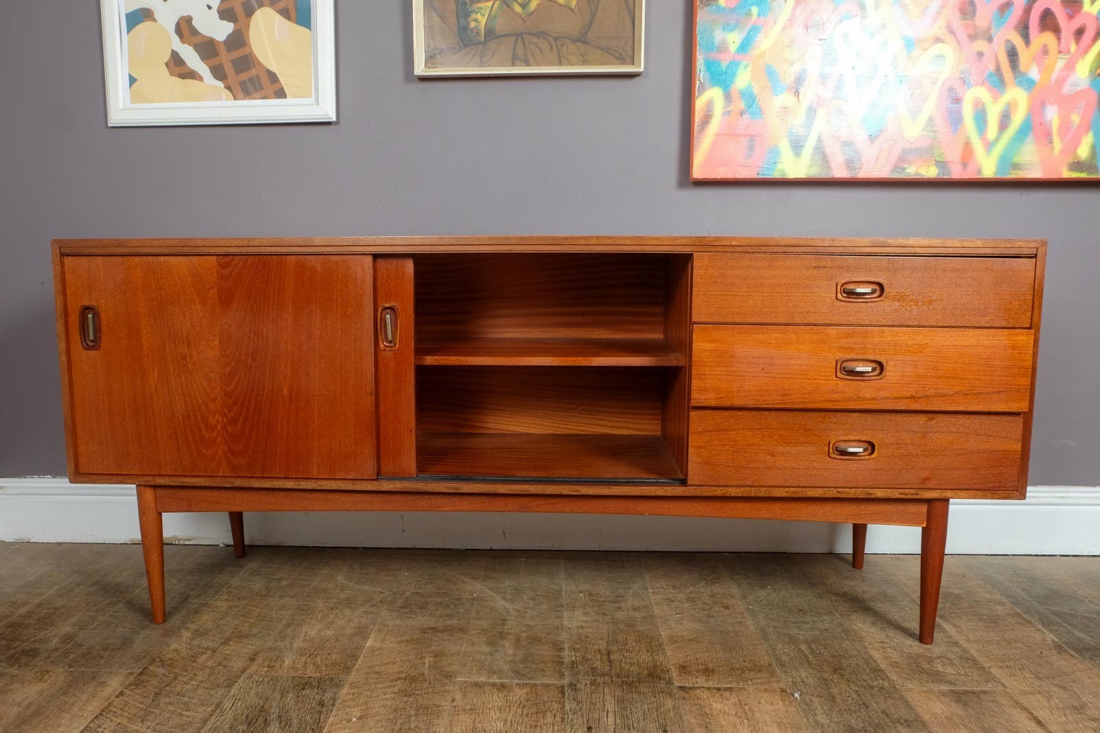 Vintage Retro Mid Century Teak Sideboard by Austin Suite