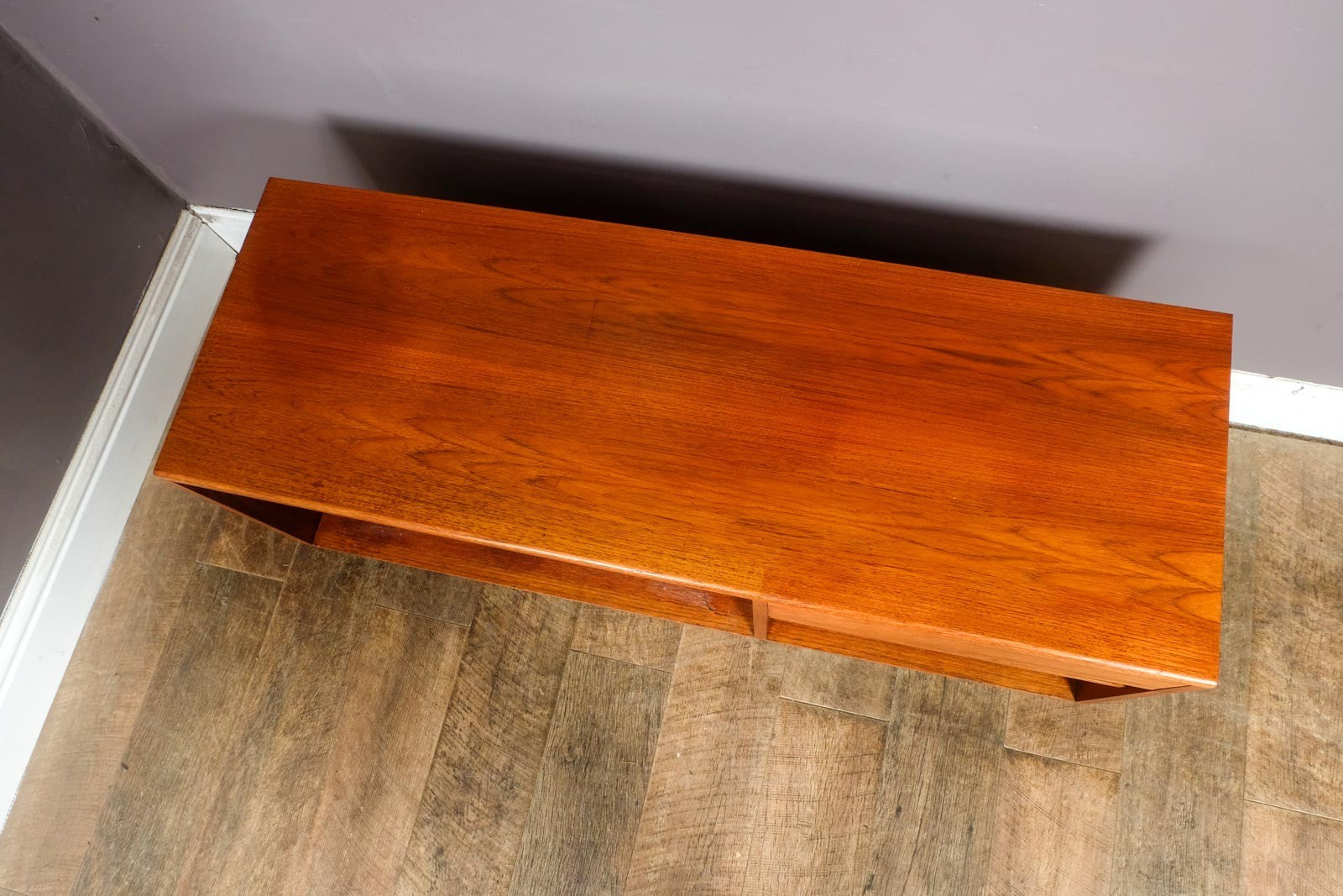Vintage Retro Mid Century Teak Media Storage unit