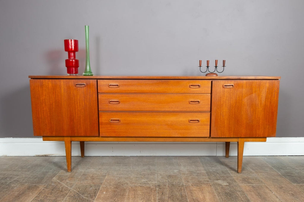 Vintage Retro Large Teak Mid Century Sideboard by Nathan Furniture