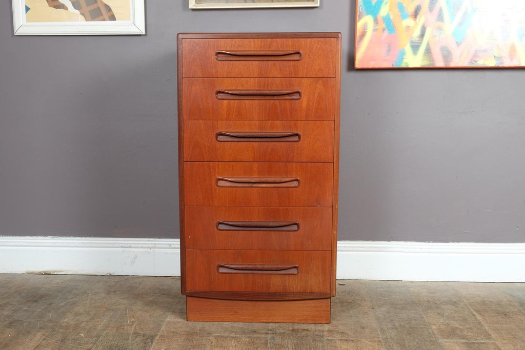 Vintage Retro G Plan Fresco Tall Chest of Drawers