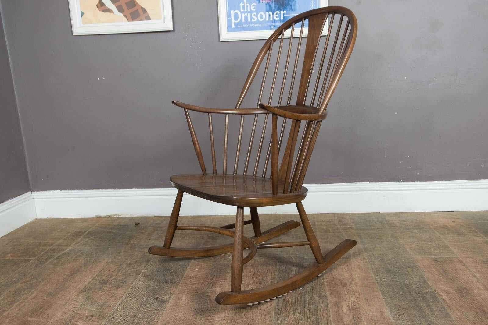 Vintage Retro Ercol Golden Dawn Chairmakers Rocking Chair Model 912