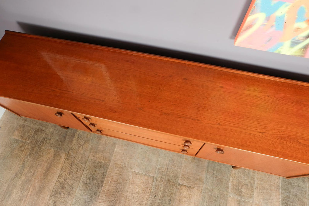 Vintage Retro Mid Century Large Teak Sideboard by White and Newton