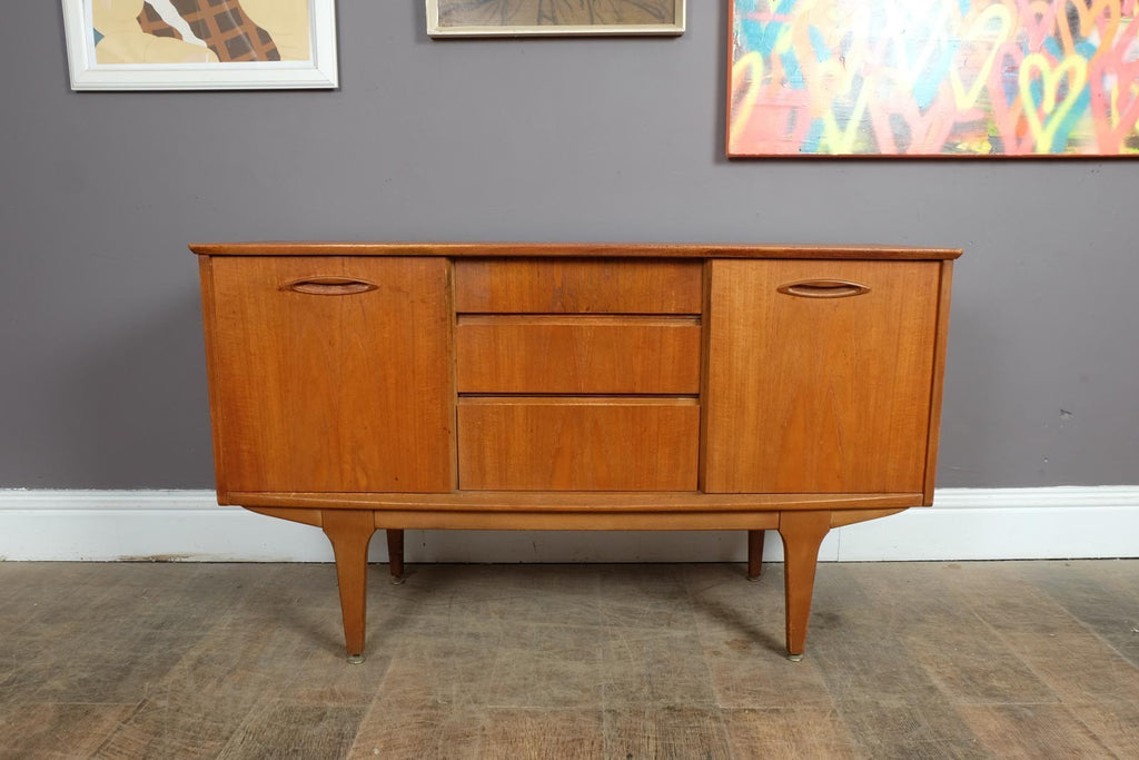 Vintage Retro Mid Century Teak Small Sideboard by Jentique