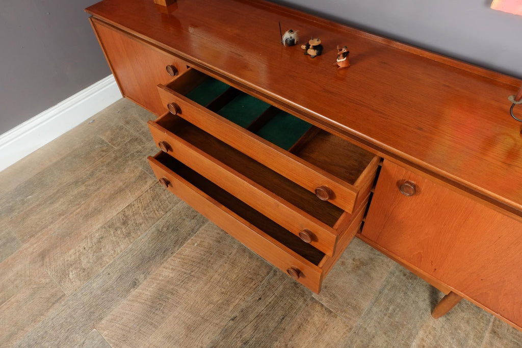 Vintage Retro Mid Century Large Teak Sideboard by White and Newton