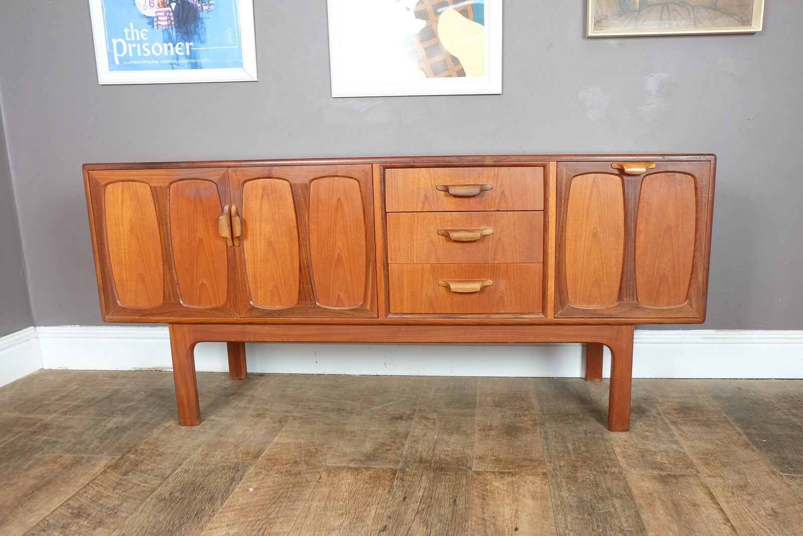 Vintage Retro Small Teak G Plan Brasilia Sideboard - Rare