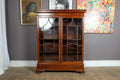 Vintage Retro Antique Mahogany Glazed Display Cabinet