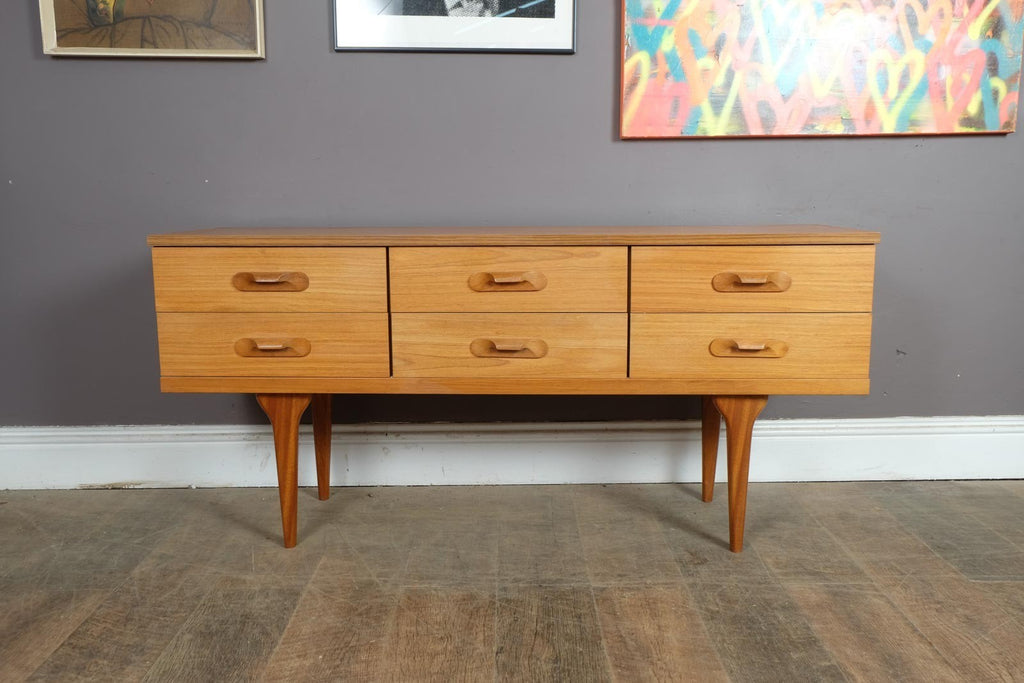 Vintage Retro Mid Century Teak Drawer Unit Sideboard by Austin Suite