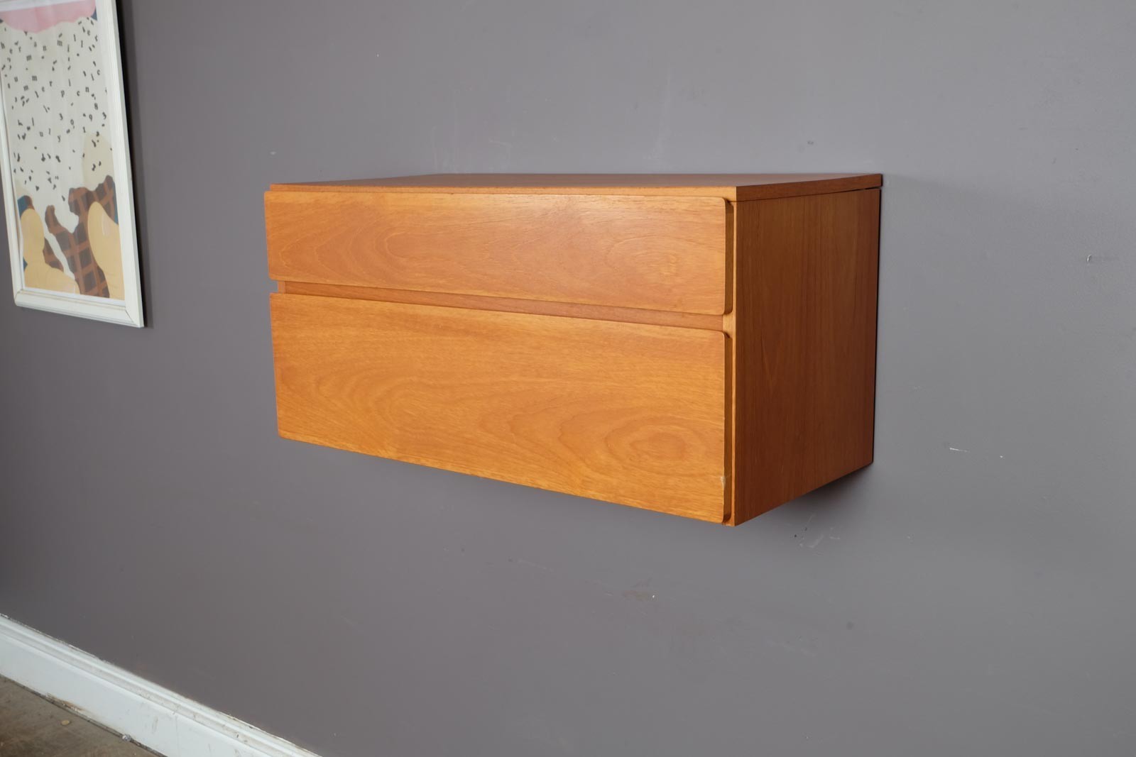 Vintage Retro Beaver and Tapley Floating 2 Drawer Unit