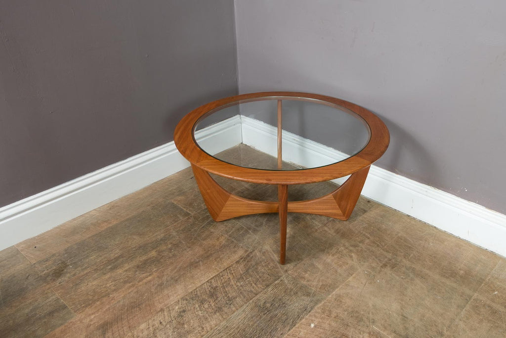 Vintage Retro G Plan Astro Teak and Glass Coffee Table