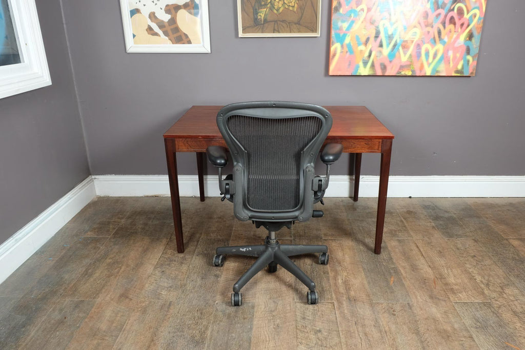 Vintage Retro Danish Scandi Rosewood Desk