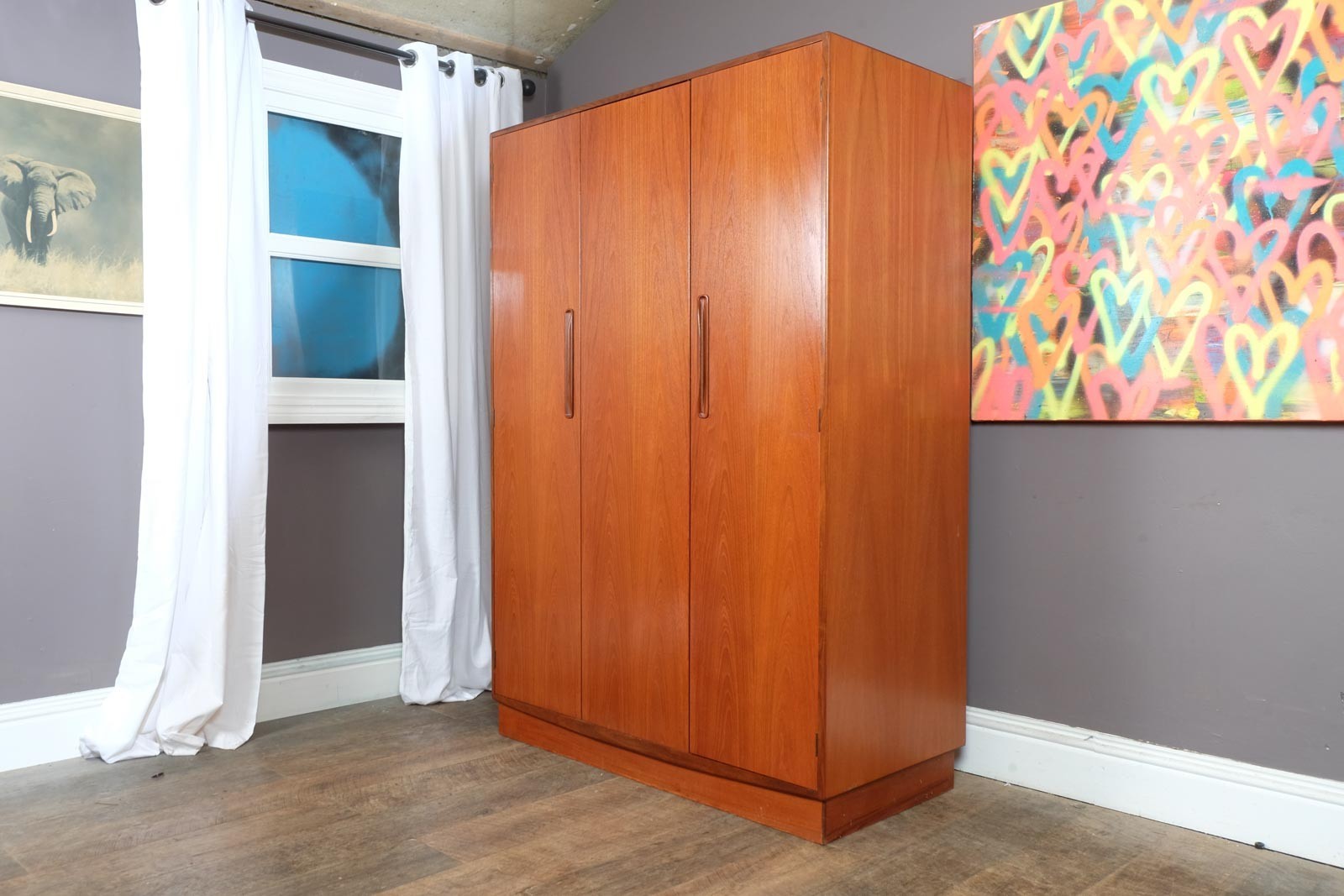 Vintage Retro G Plan Fresco Double Wardrobe