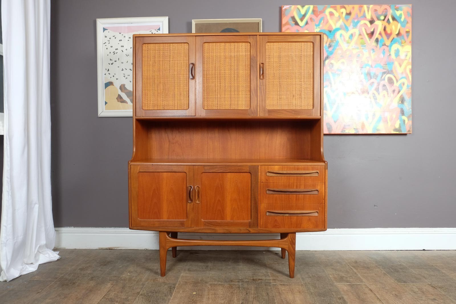 Vintage Retro Rare G Plan Fesco Highboard