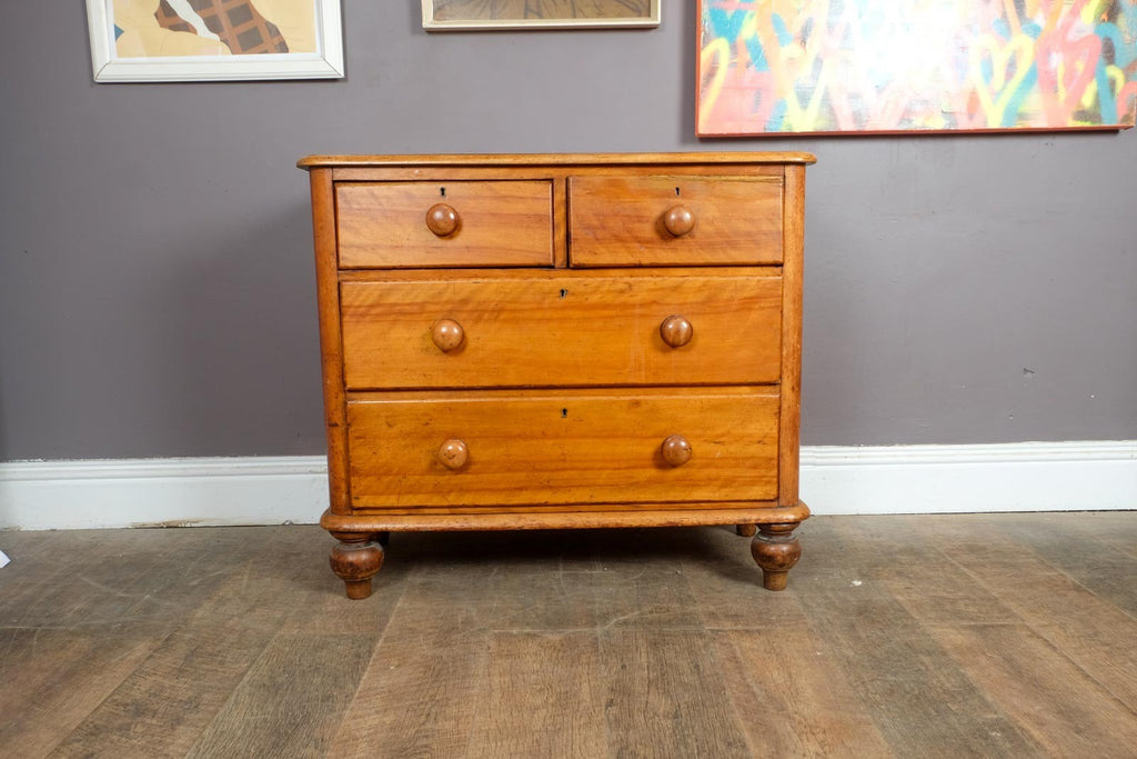 Vintage Retro Solid Wood Chest of Drawers