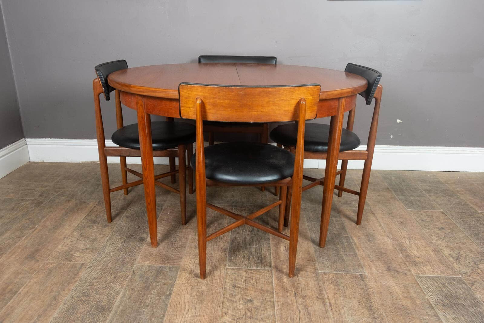 Vintage G Plan Fresco Extending Dining Table and 4 Chairs VB Wilkins