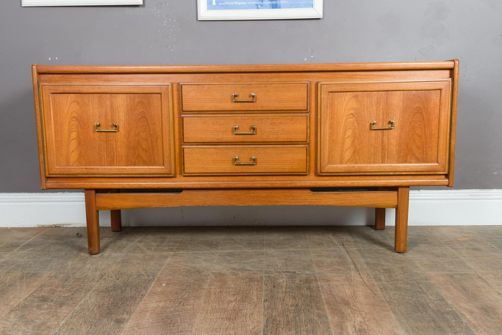Vintage Retro Mid Century Teak Scandi Sideboard