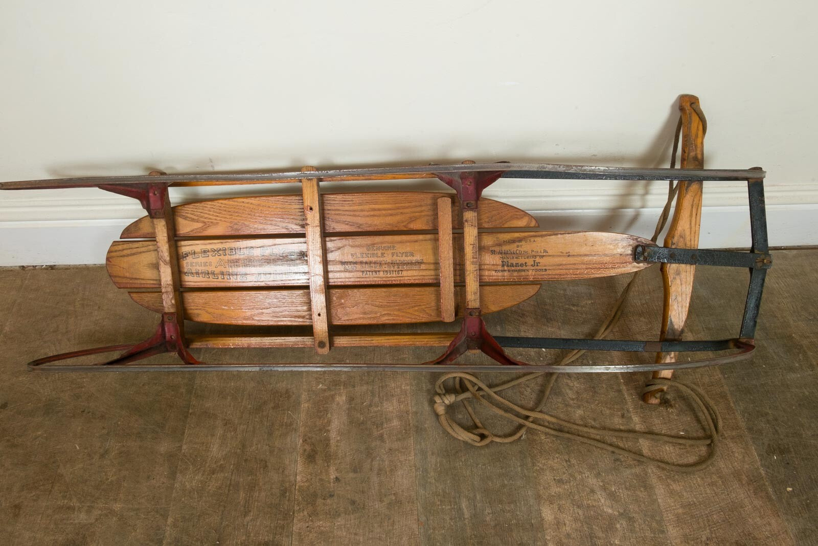 Vintage Retro  Flexible Flyer Series A Junior Flyer Sled