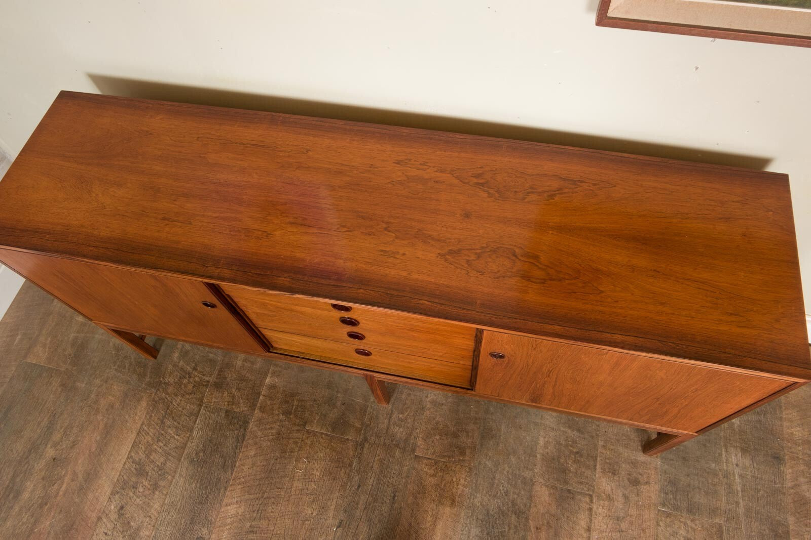 Vintage Danish Rosewood Credenza Johannes Andersen for Bernhard Pedersen & Sons