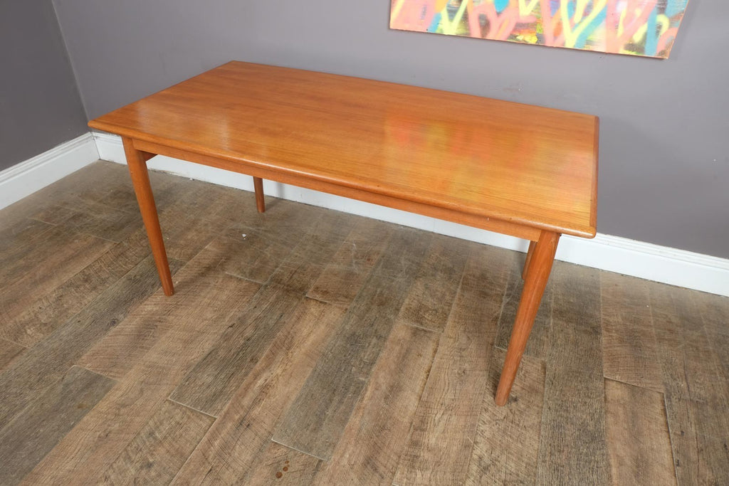 Vintage Retro Danish Teak Extending Dining Table by Gudme mobel Fabrik