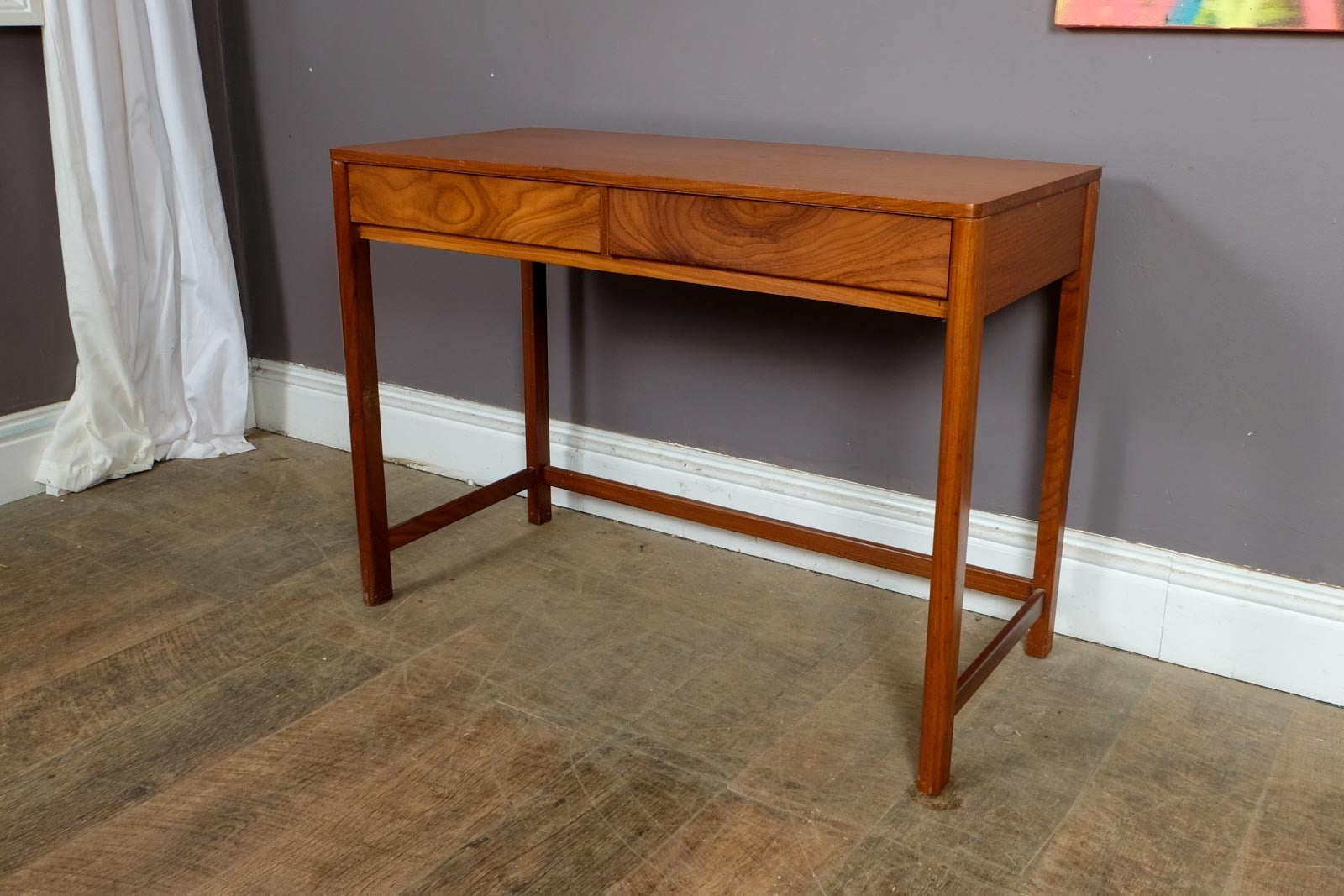 Vintage Retro Mid Century Teak Console Table by McIntosh