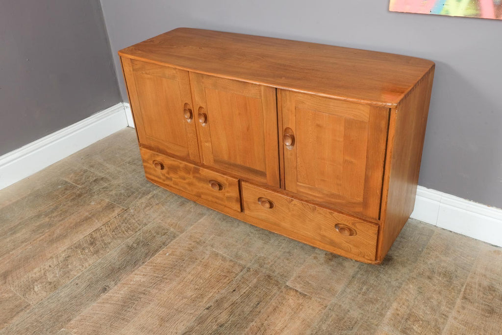 Vintage Retro Ercol Light Elm Sideboard Model 429