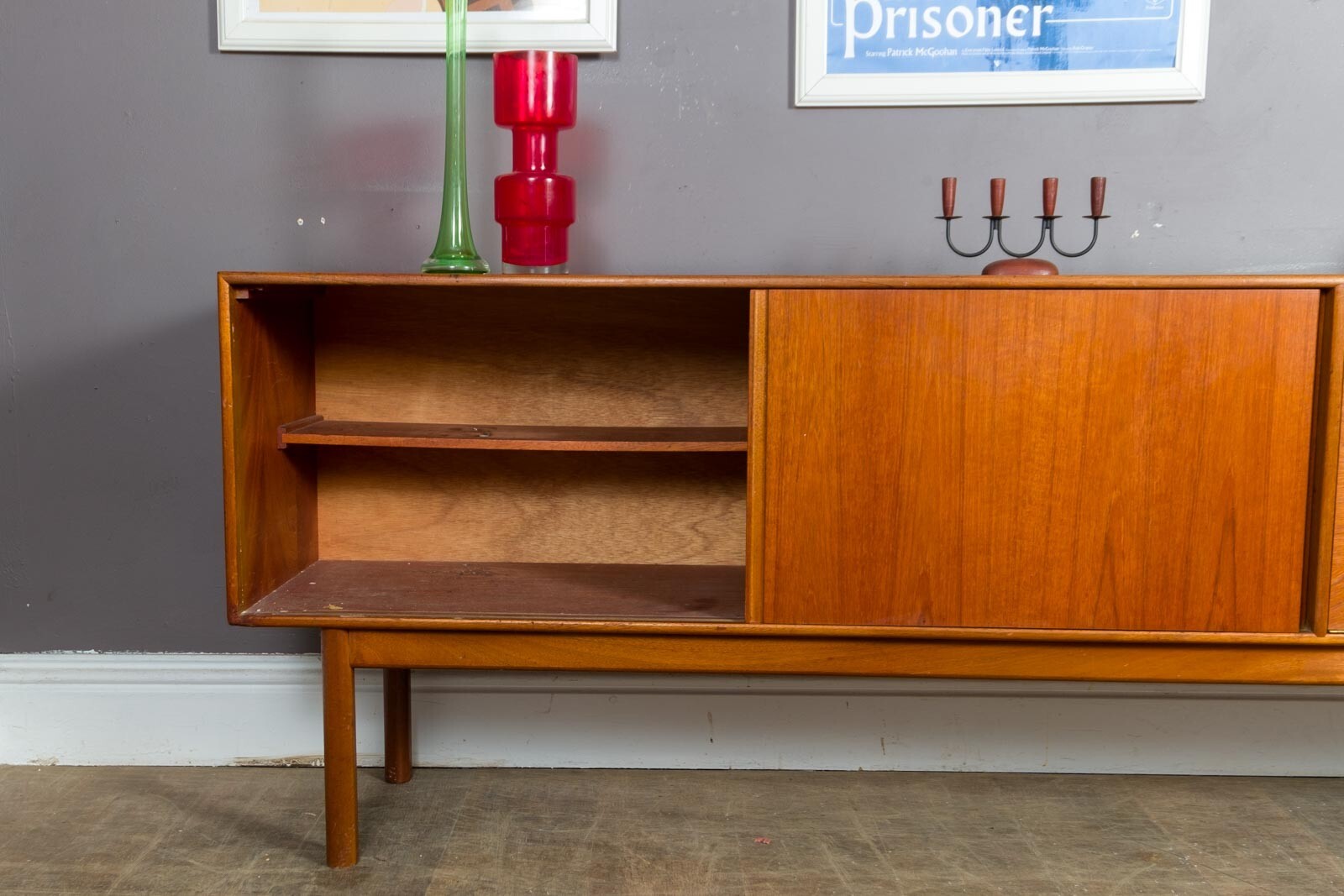 Vintage Retro Rate Teak Mid Century Starburst Sideboard by McIntosh