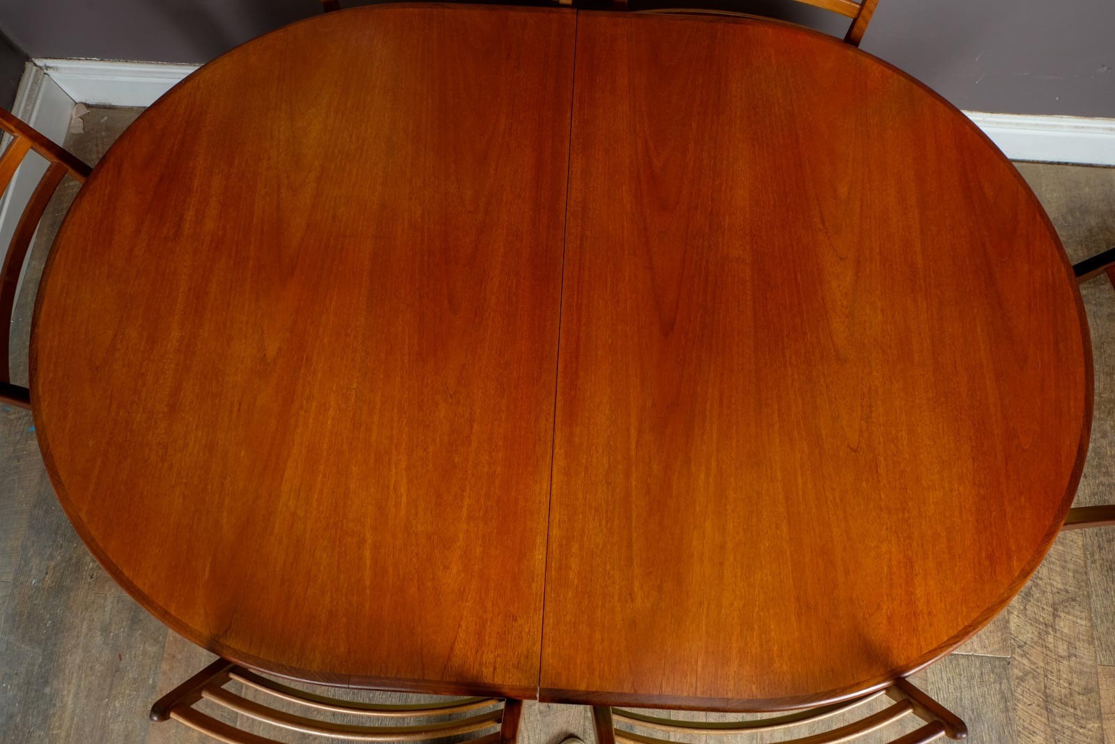 Vintage Retro G Plan Fresco Oval Dining Table and 6 Chairs