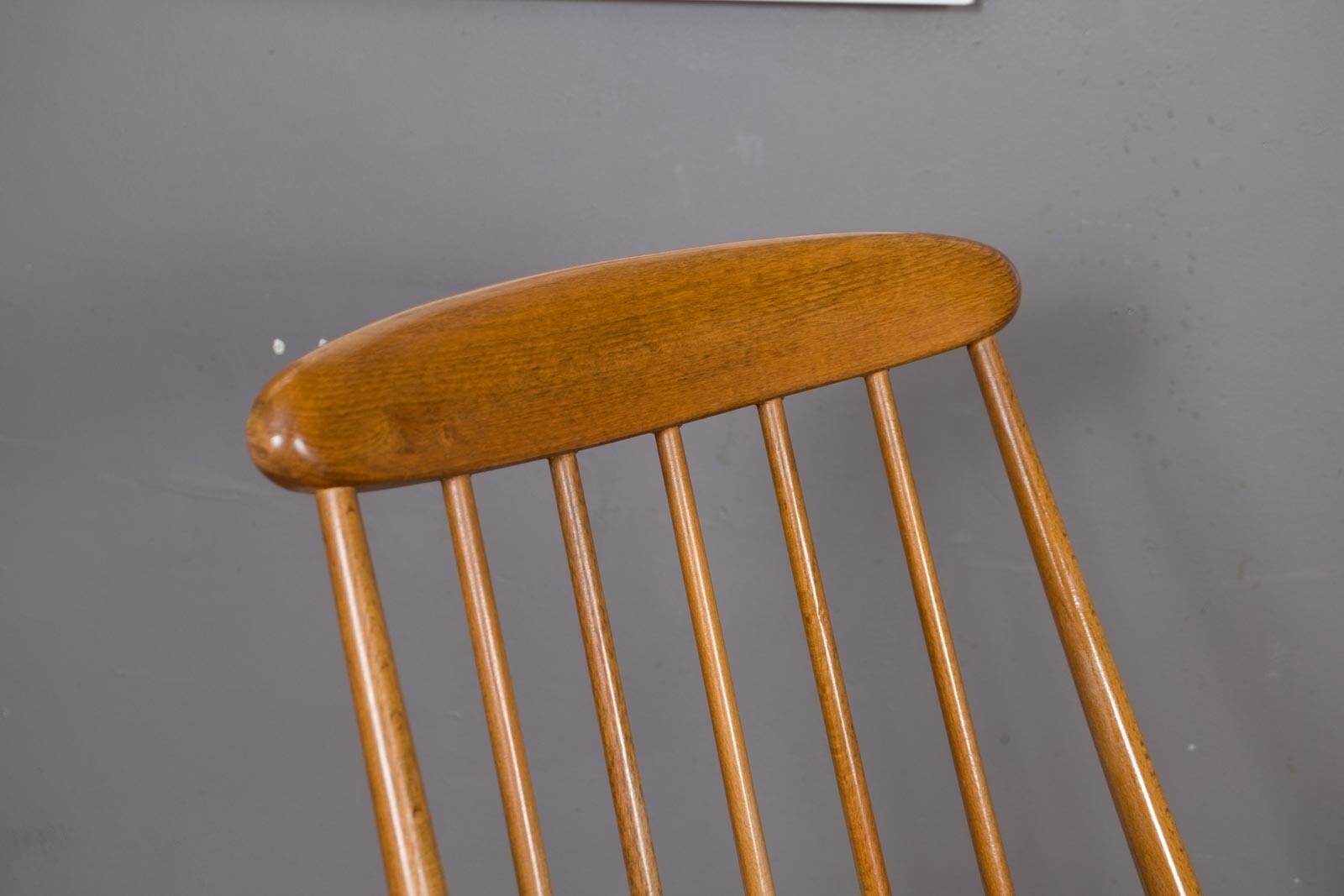 Vintage Retro Mid Century Stoe Danish Style Rocking Chair