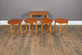 Vintage Retro Mid Century Teak Nest of 5 Tables