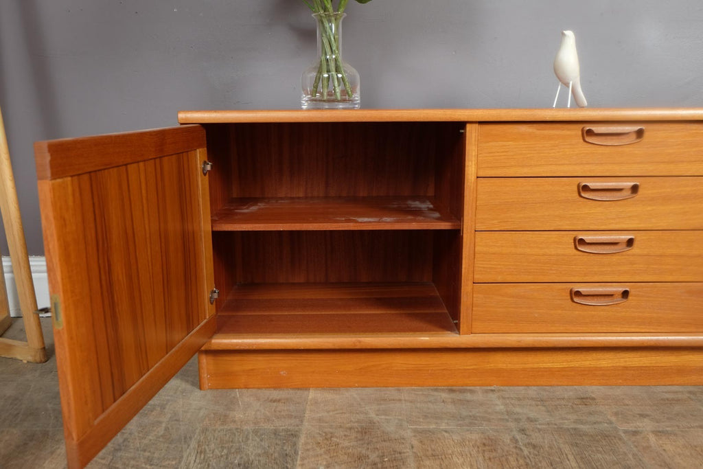 Vintage Retro Mid Century Small Teak Danish Sideboard