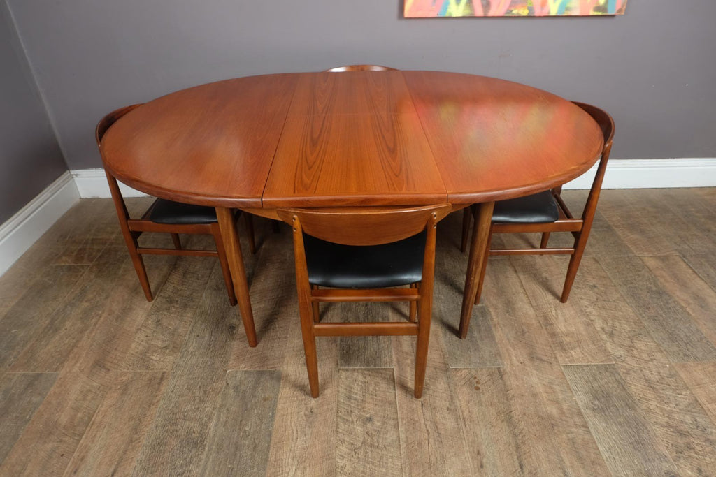 Vintage Retro Mid Century G Plan Fresco Teak Dining Table and 4 Chairs