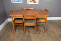 Vintage Mid Century Teak Extending Dining Table an 4 Chairs by Beithcraft