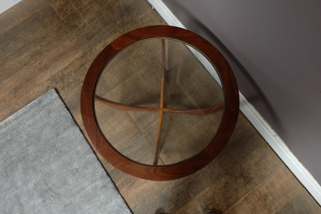 Vintage Retro G Plan Astro Teak and Glass Coffee Table