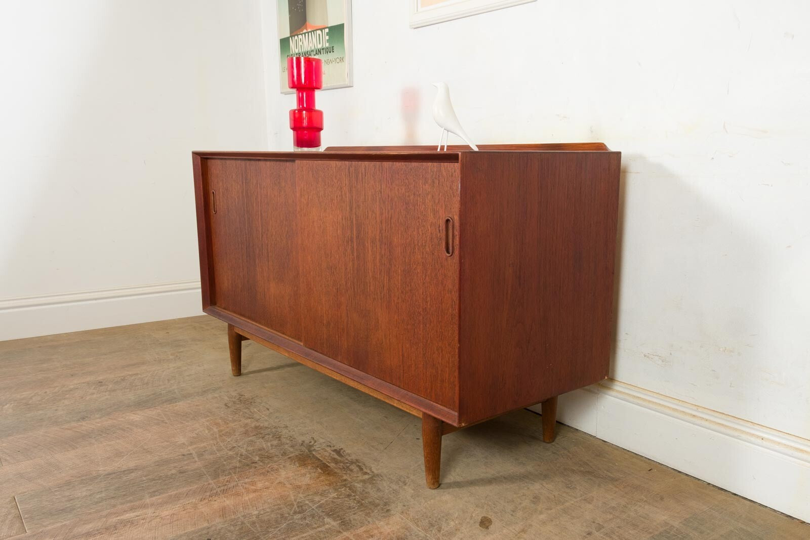 Vintage Teak Mid Century Danish Sideboard By Arne Vodder for Sibast