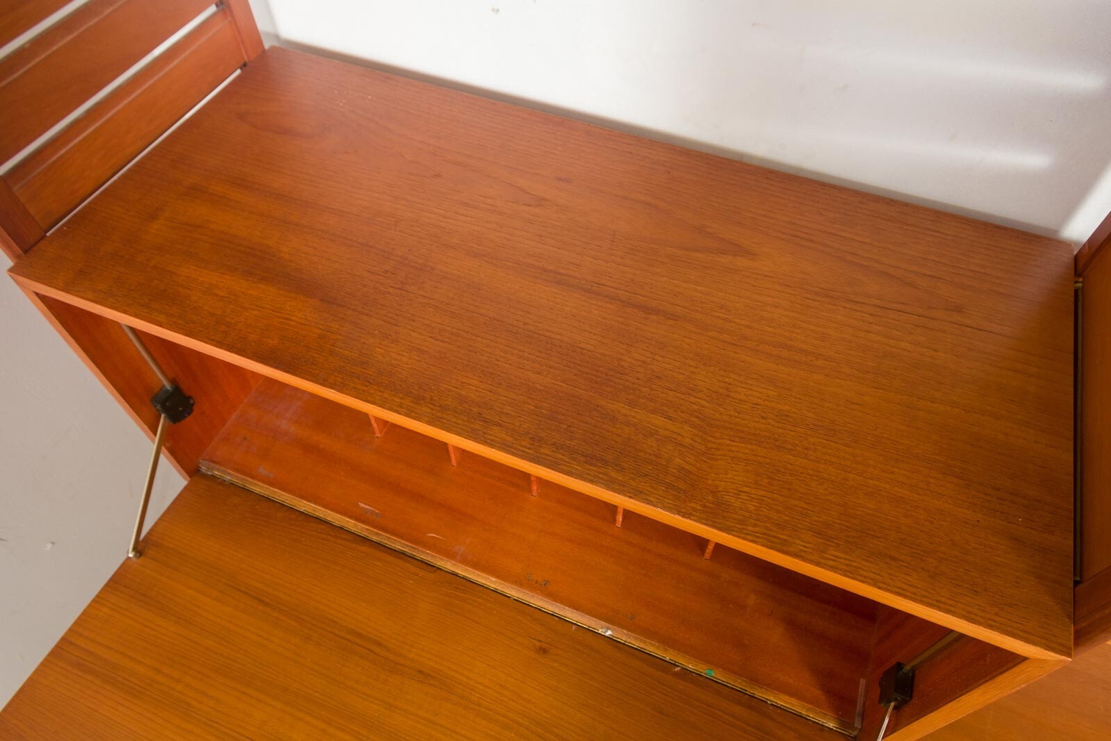 Vintage Retro 2 Bays of Wooden Teak Ladderax